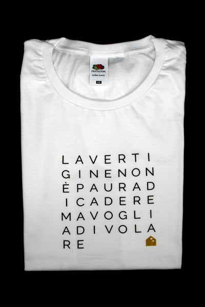 T shirt frasi on sale celebri